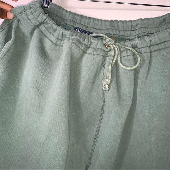 POLO RALPH LAUREN | Green Sweatpant Shorts XXL - Picture 5 of 9